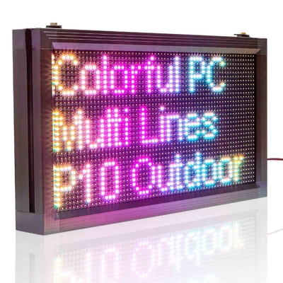 Programmierbare in einer Liste verzeichnende Mitteilung der Geschäfts-unterzeichnet OFFENE Anzeigen-LED wasserdichtes P10RGB
