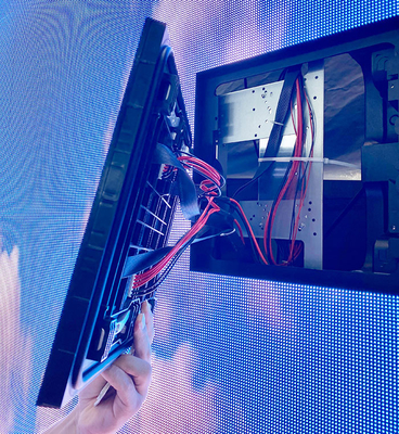 P10 zeigen Modul-Werbung- im Freienschirm-Videovertretung Front Services LED an