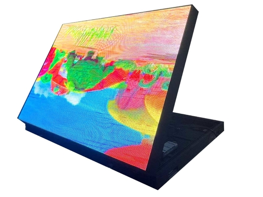 Drahtloser LED Werbungs-Schirm im Freien Front Opening Cabinet der Verbindungs-P4RGB