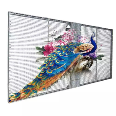 Transparentes Aluminiumkabinett P10.42 LED Bildschirm-1000x500mm im Freien