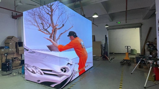4 Eck-LED Videowand der Seiten-P2.5, Innenwerbung LED-Anzeige