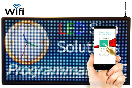 Farbenreiches LED Zeichen P6RGB, WiFi-Stützdigital-Werbeschild-Brett im Freien