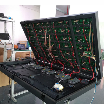 Wasserdichter Rgb im Freien Smd führte Anzeigen-Modul, programmierbare geführte Zeichen der Anzeigen-P6