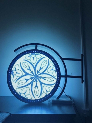 Kreis-Digital LED Zeichen P4 RGB im Freien, die IP65 annoncieren, imprägniern