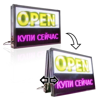 Videowand der doppelten der Seiten-LED hohen Auflösung Fenster-Anzeigen-der Zeichen-P3 RGB