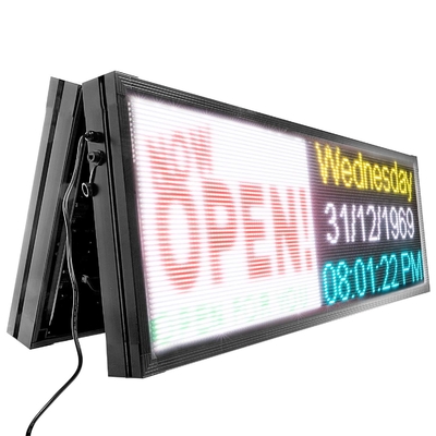 Farbenreiche zwei Seiten-LED Blättern-Platten-Bildschirm RGB im Freien