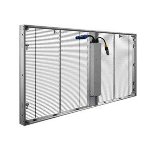 transparenter Schirm 1920Hz LED, P3.91-7.8 LED Glas-Wand