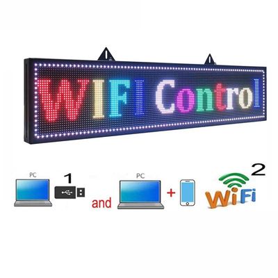 Farbenreiche geführte des Text-SMD3535 Auto-Fenster-Nachrichtenanzeige des Schaukasten-16*160cm