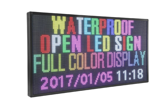 Der hohen Auflösung Digital LED Zeichen-Anzeige RGB P5 im Freien mit Aluminiumrahmen