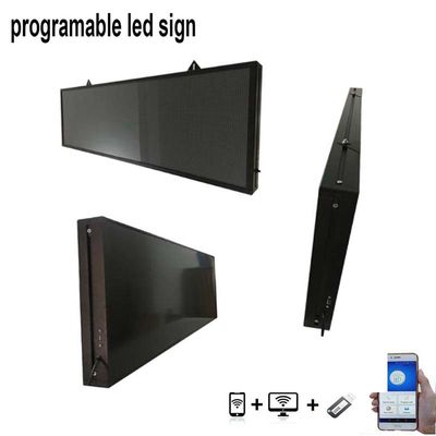 Unterzeichnet programmierbare LED Fenster-Anzeige P10 USB geführte Innenzeichen 220V für Geschäft