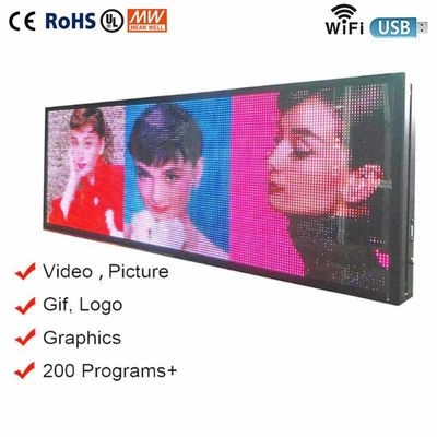 Fenster-Anzeigen-Zeichen P10 P5 RGB farbenreiche LED für Geschäfts-Windows-Werbung