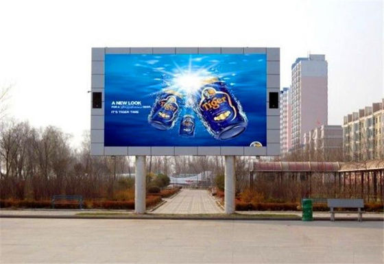 Örtlich festgelegtes Anzeigen-Aluminium/Stahlschrank LED-P4 im Freien für Piazza