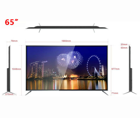 400 Nissen-Flüssigkeits-Crystal Display Fernsehen Fernsehen Android 8,0 65 Zoll Lcd-Smart