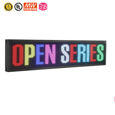 Das 7 Farbprogrammierbare Blättern LED unterzeichnet 10mm Wifi programmierbares LED Zeichen