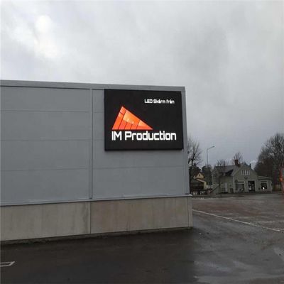 P8mm LED im Freien Anzeige Meanwell-Stromversorgung annoncierend