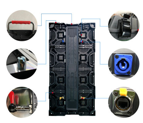 500mmx1000mm Miet-LED Schirm im Freien 100000 Stunden Lebensdauer-