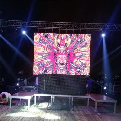 Miet-LED Schirm 1920Hz im Freien, wasserdichte LED-Platte P3