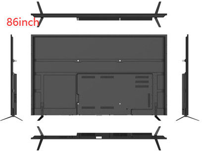Ausgeglichenes flüssiges Crystal Display Glasfernsehen 85 Zoll LDC Fernsehen 3840x2160 RGB