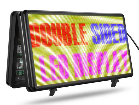 Doppeltes versah programmierbare Anschlagtafel P5 RGB LED für Werbung mit Seiten