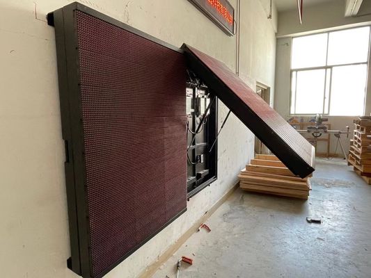 PSE Front Service P10 rote LED im Freien Anzeige mit Aluminiumkabinett annoncierend