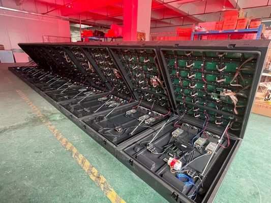 PSE Front Service P10 rote LED im Freien Anzeige mit Aluminiumkabinett annoncierend