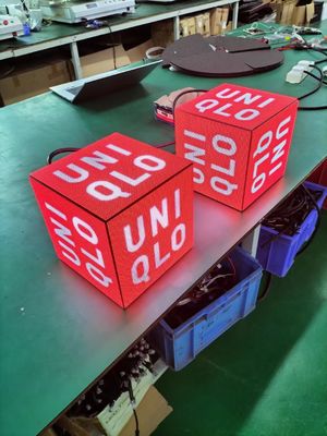 Würfel LED P3 RGB, mit anzuzeigen HUSTEN Zeichen Modul-Digital LED im Freien aus