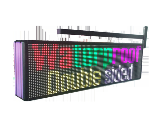 Farbenreiche programmierbare in einer Liste verzeichnende LED Zeichen RGB für Geschäfts-Werbung