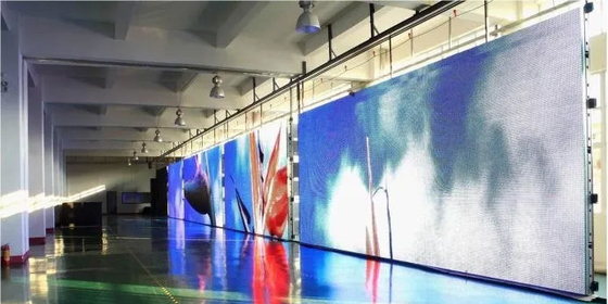 LED Digitalanzeige IP65 P5 RGB im Freien mit hinterem Zugang