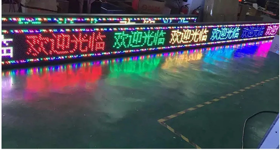 programmierbarer in einer Liste verzeichnender Zeichen LED 110V LED Signage im Freien 10000dots/m2 PSE