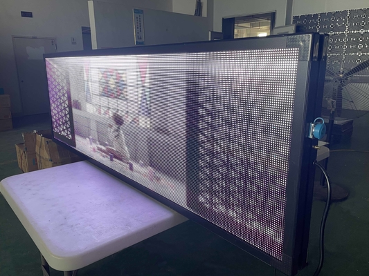 Programmierbare Fenster-Videoinstallation 600w des LED-Zeichen-Brett-P10