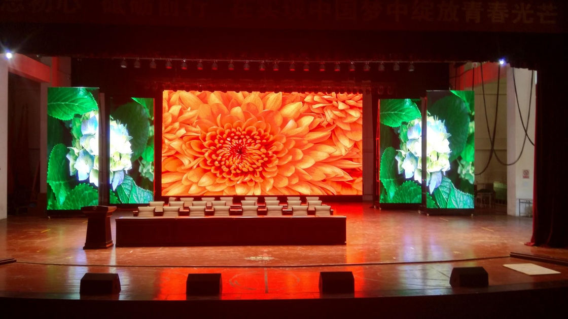 Schirm-Stadiums-Hintergrund 1200cd LED, Videowand-Werbebranche P3 LED