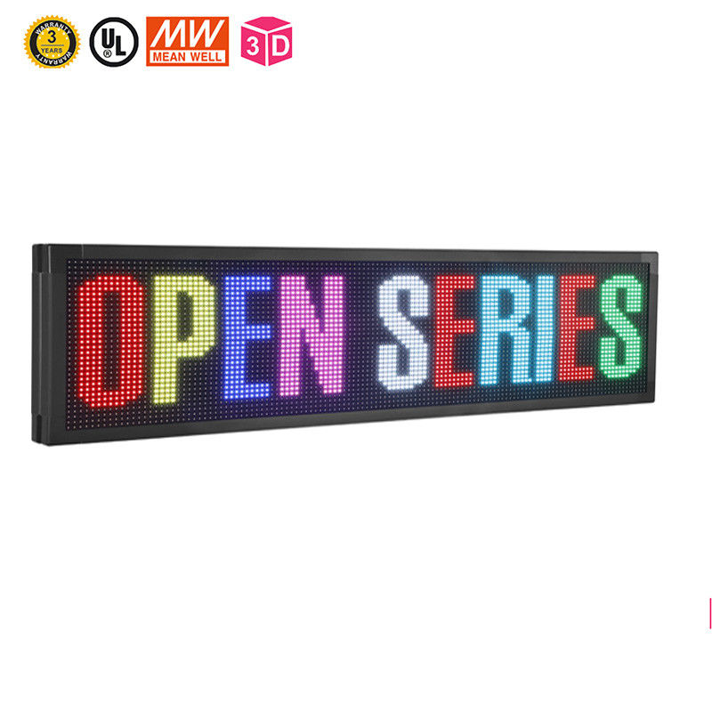 Das 7 Farbprogrammierbare Blättern LED unterzeichnet 10mm Wifi programmierbares LED Zeichen