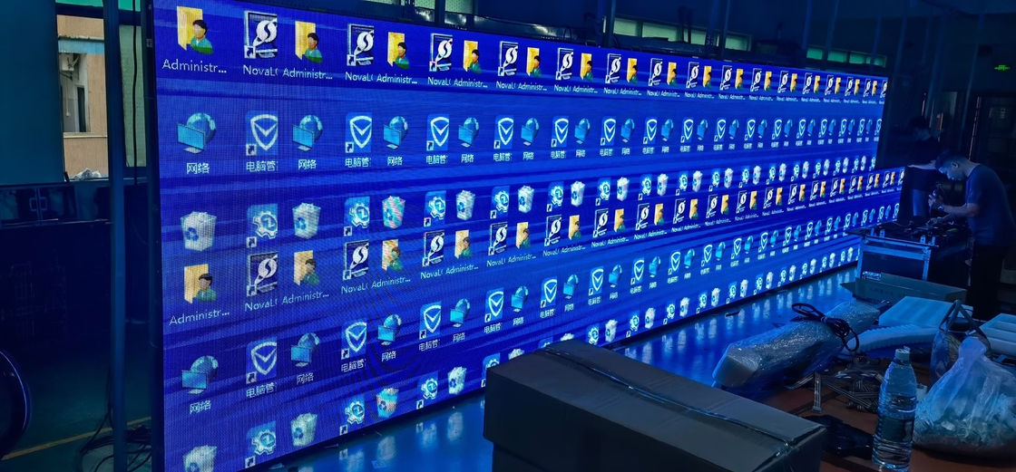 Miet-LED farbenreicher Schirm RGB 500X1000MM P4.81 im Freien imprägniern