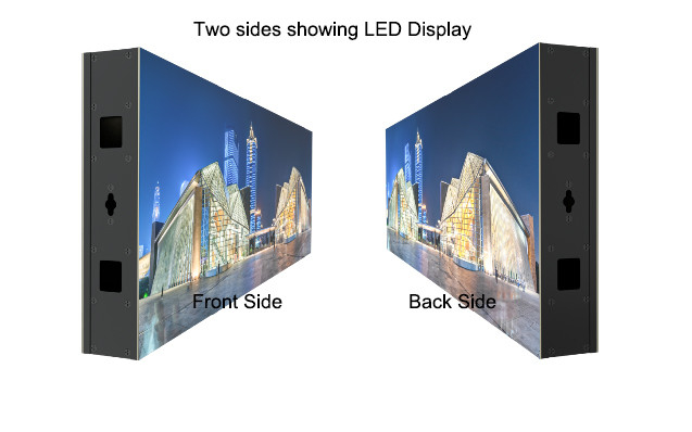 Seiten P2.976 RGB zwei, die Innenmiet-LED-Schirm für Heiratsverwendung zeigen